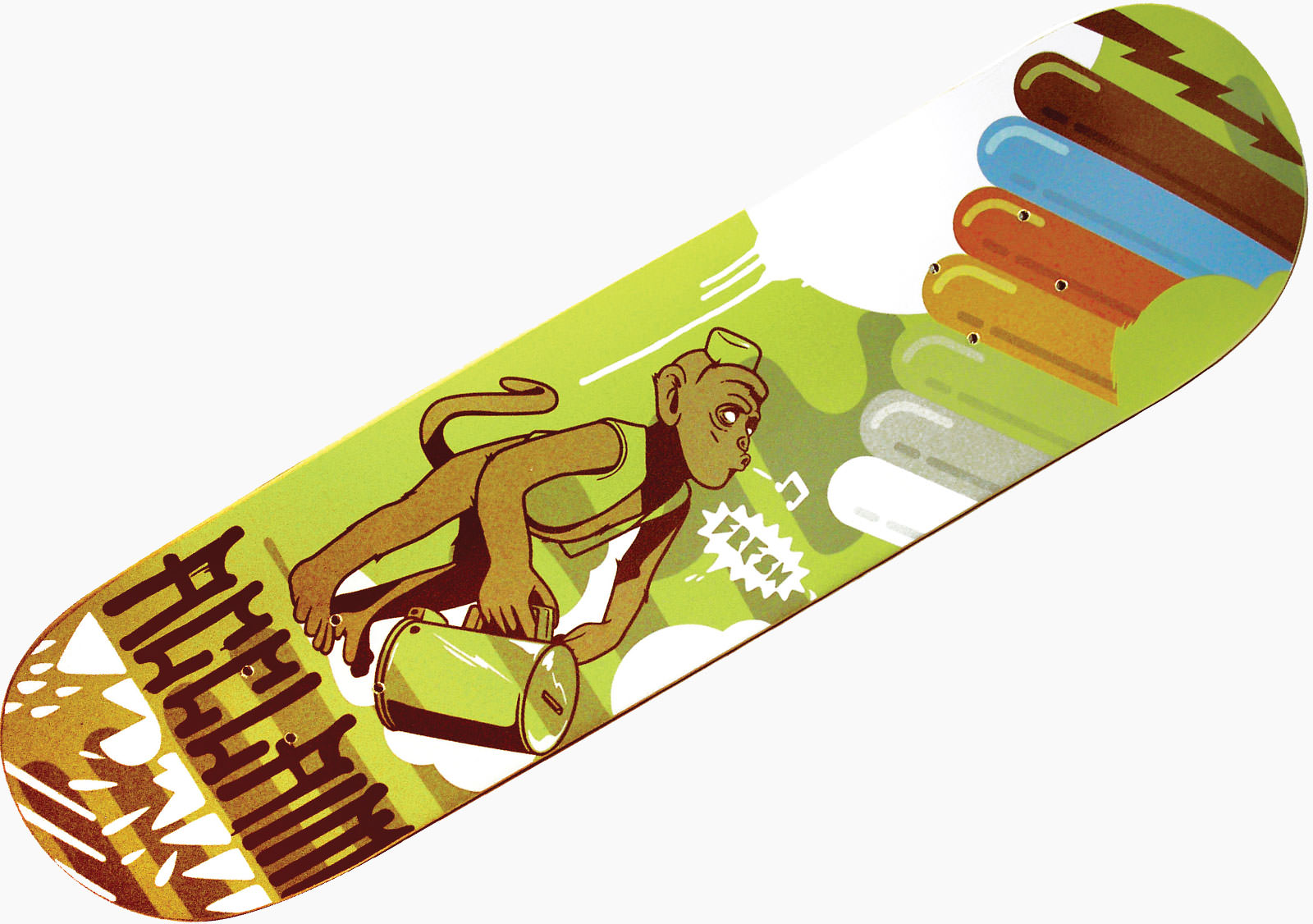 skateboard deck design for acclaim magazine