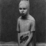 Aron Wiesenfeld charcoal drawing called David