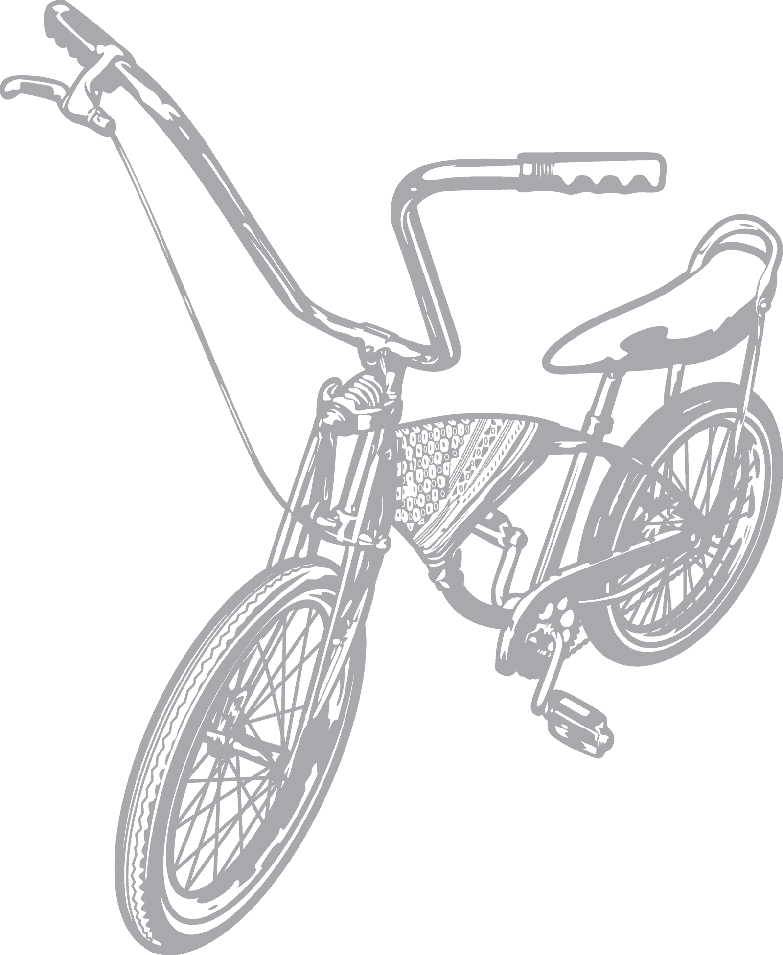 illustration BMX lowrider