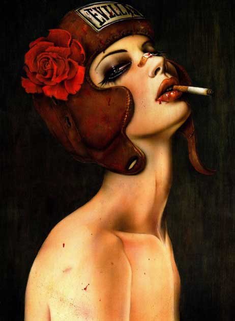 Artwork by the US artist Brian Viveros