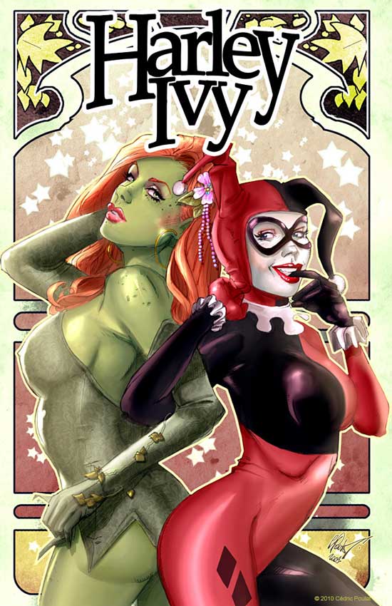 Harley and Ivy, artwork by Cedric Poulat
