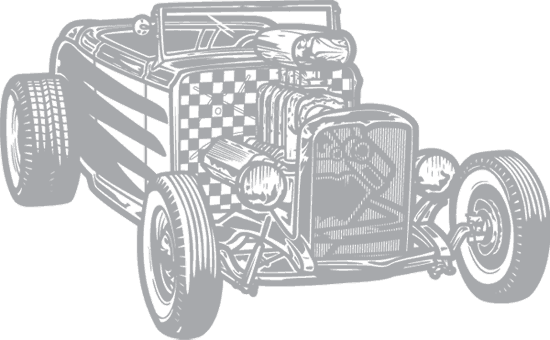 hot rod illustration