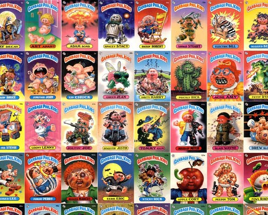 Garbage Pail Kids cards