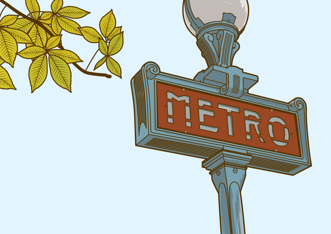 illustration of Paris metropolitan