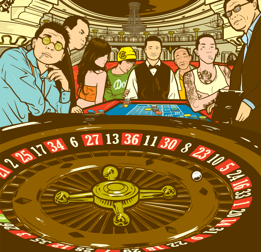 illustration in a Macao casino
