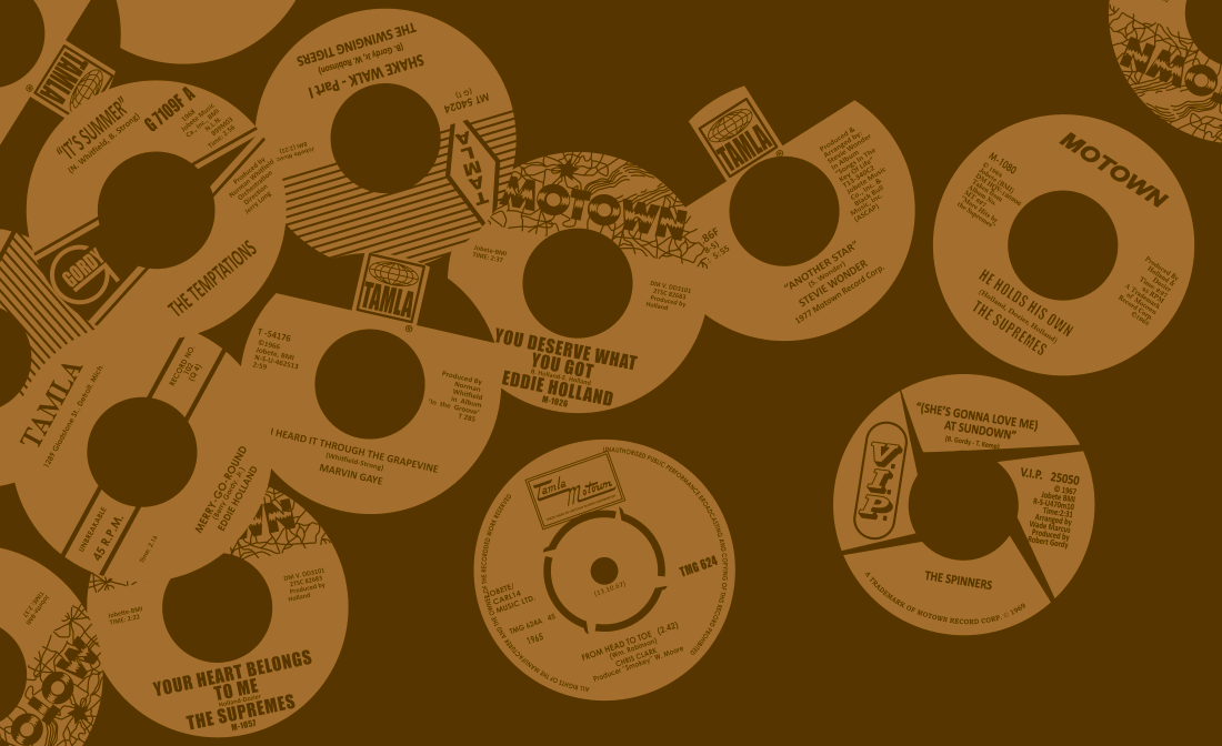 illustration of Motown venial records