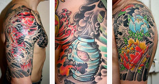 Various arm tattoos by Josh Ford