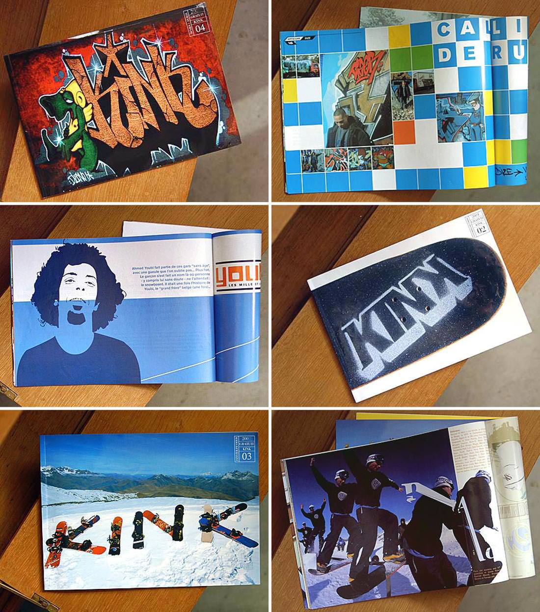 art direction of Kink magazine