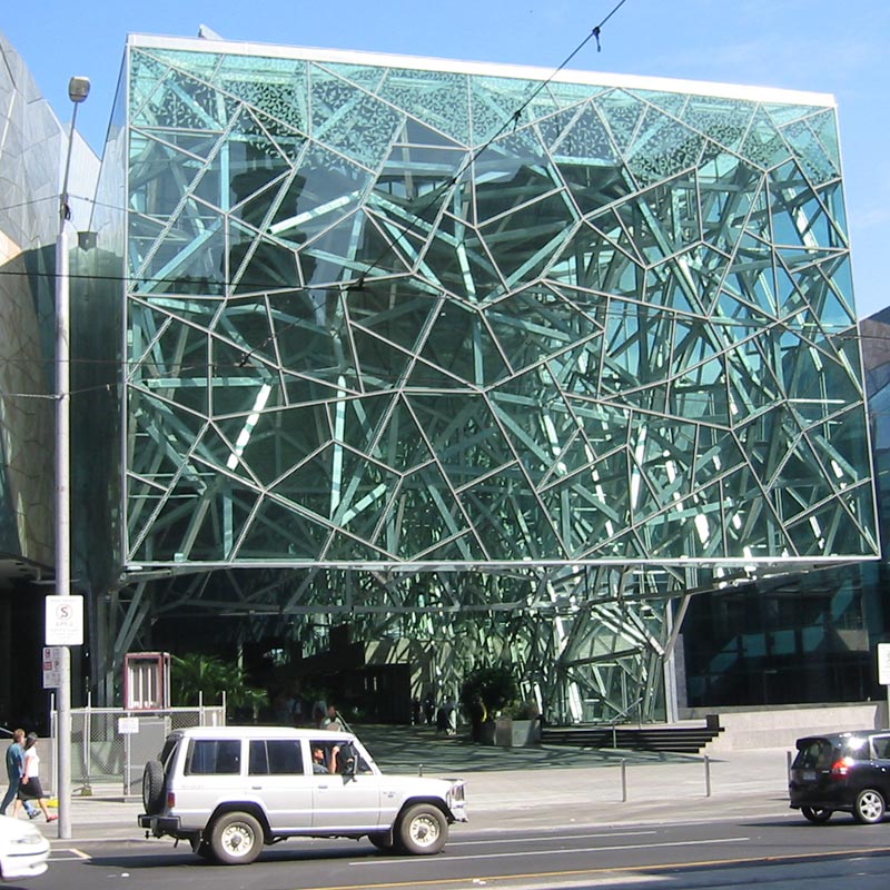 Art shows in Atrium section of Melbourne Federation Square