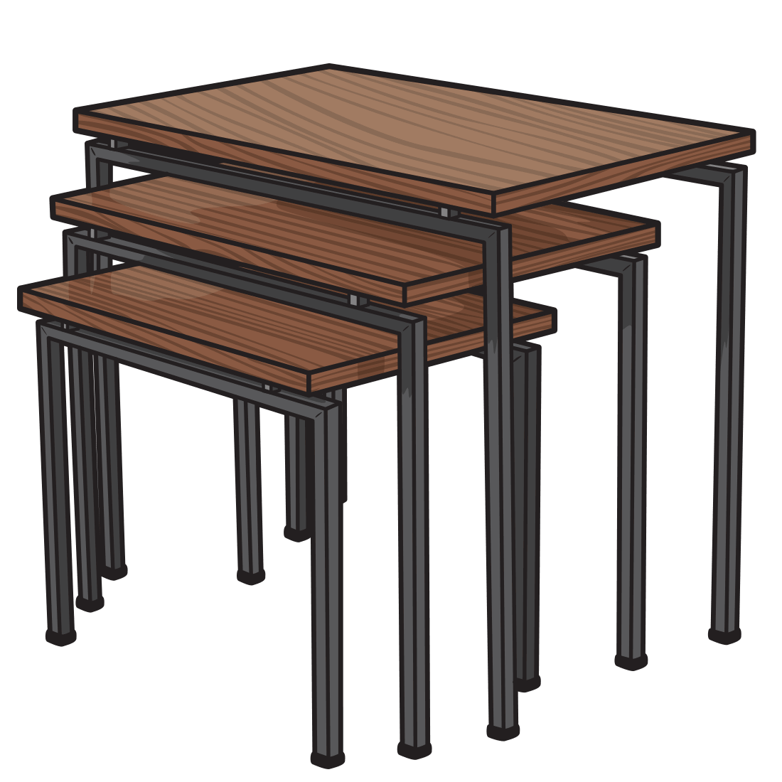 nesting tables cees brakman pastoe