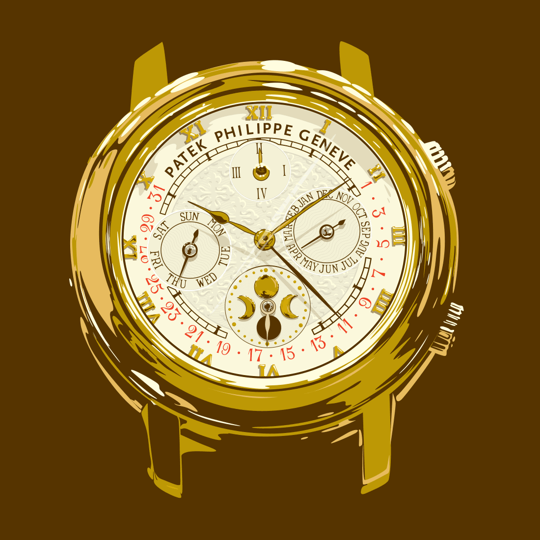 illustration patek philippe