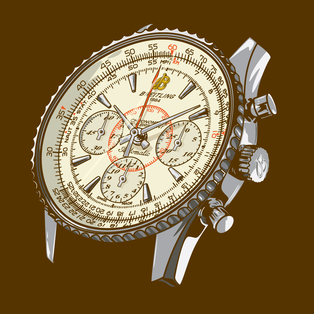 illustration breitling montbrillant