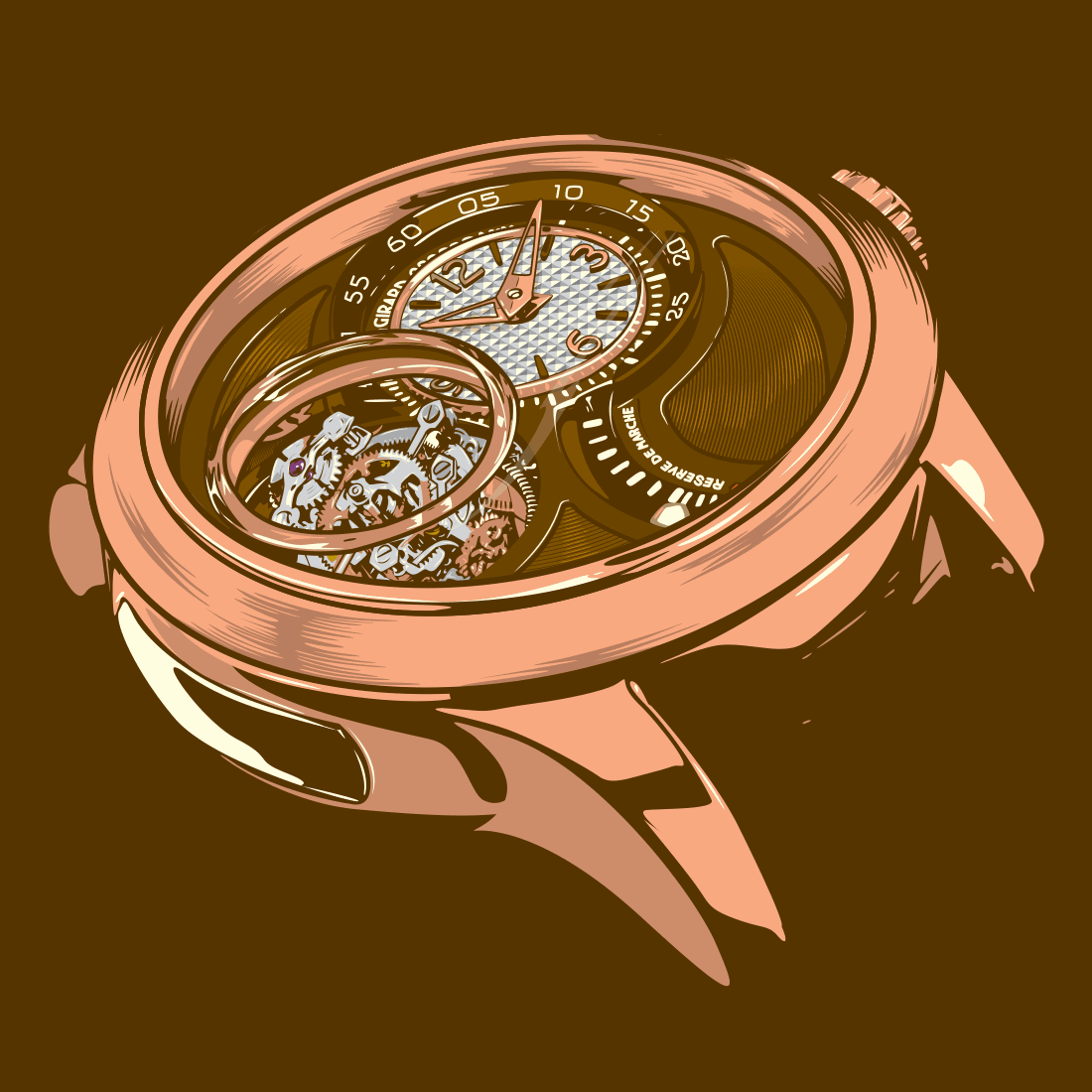 illustration girard perregaux triaxial