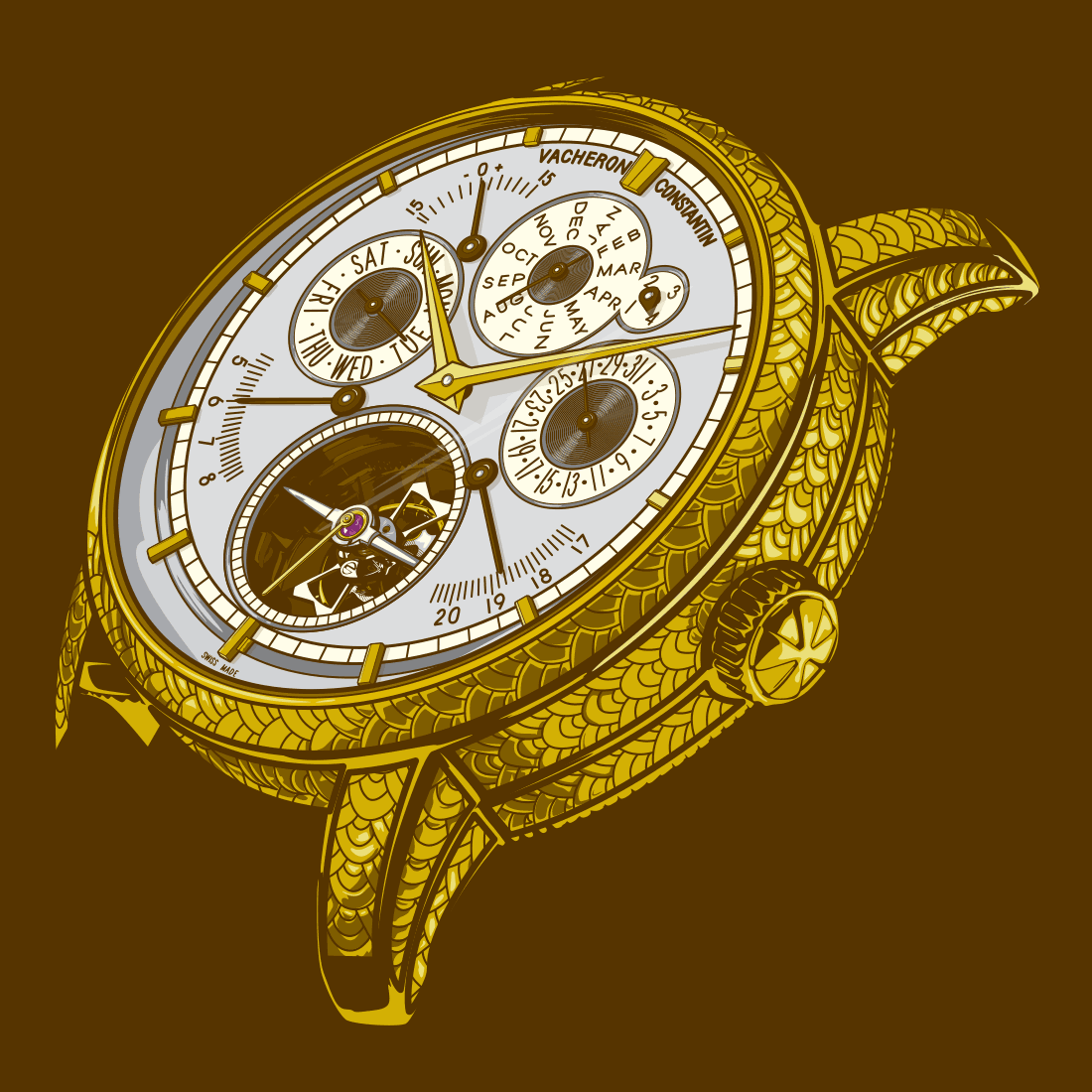 illustration vacheron constantin dragon