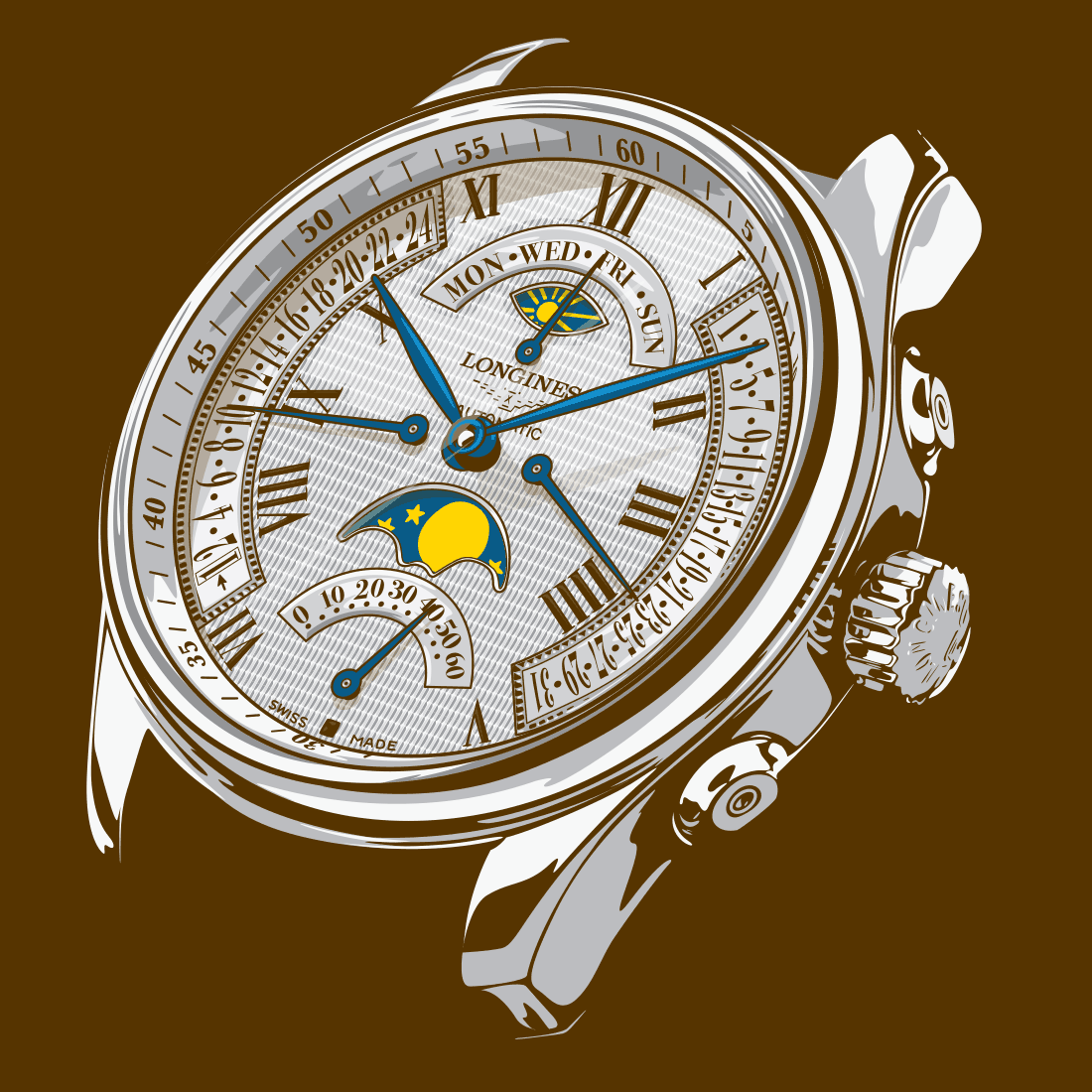 illustration longines master collection