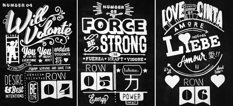 hand painted fonts