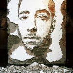 Artwork by the Portuguese street artist Vhils